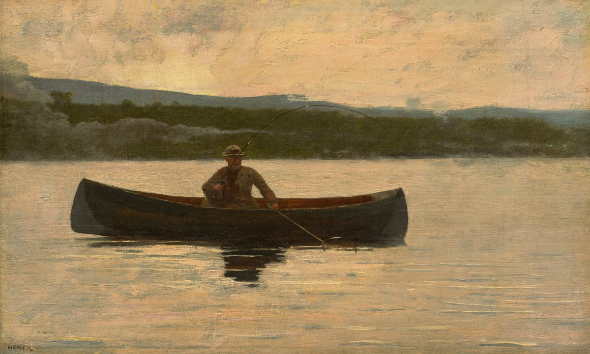 Winslow Homer - Playing a ish (1875)