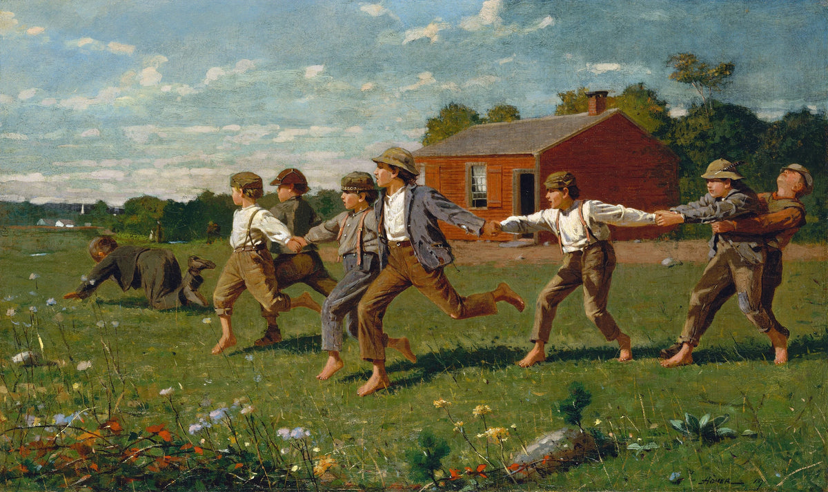 Winslow Homer - Snap the Whip (1872)