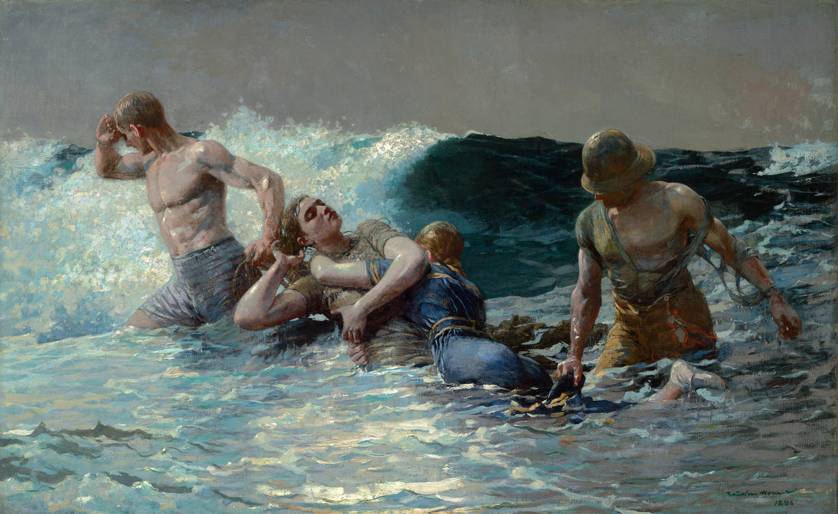 Winslow Homer - Undertow (1886)
