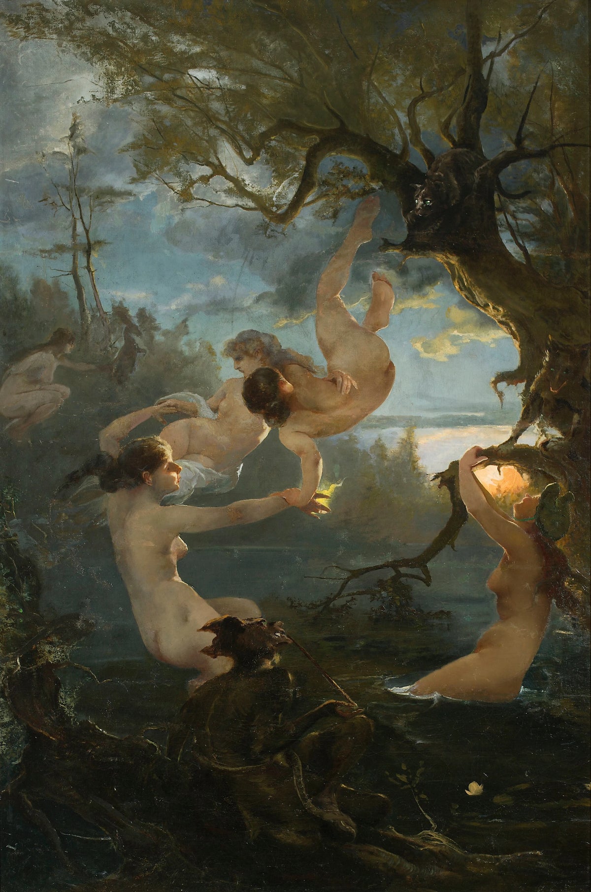 Witold Pruszkowski - Water nymphs (1877-1878)