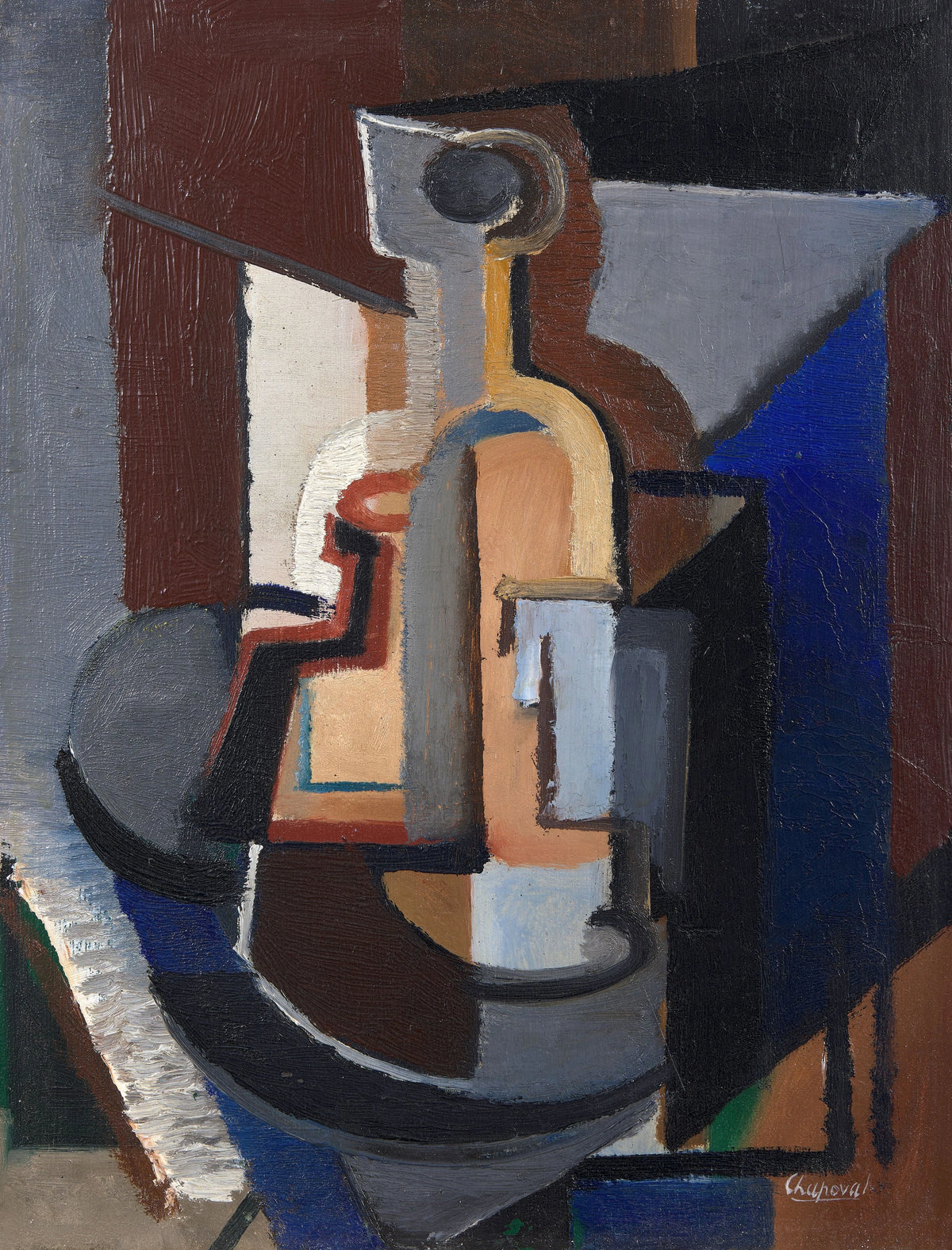 Youla Chapoval - Bouteille III (circa 1946)