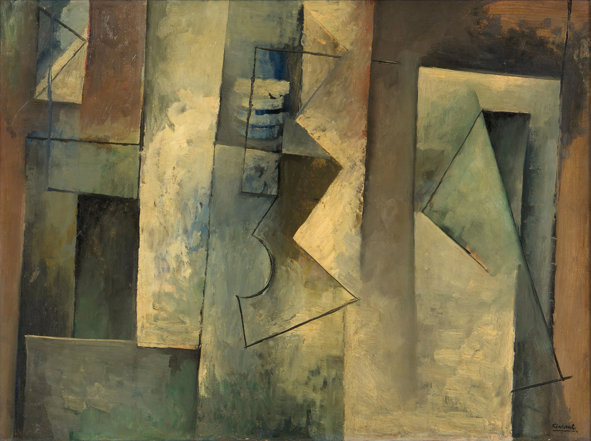 Youla Chapoval - Sans titre (Composition brune II) (1948)