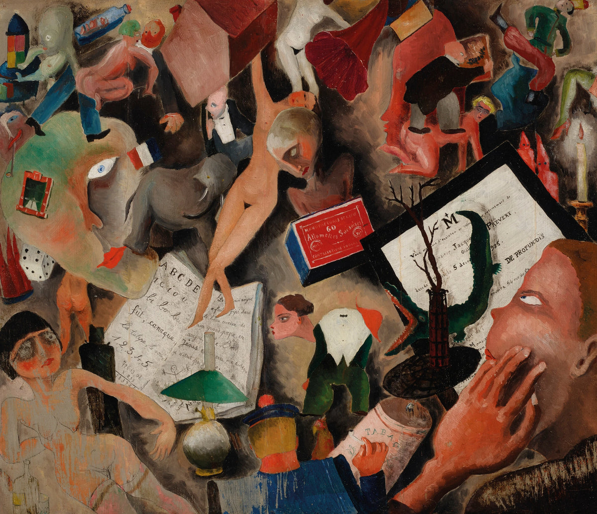 Yves Tanguy - Le Testament de Jacques Prévert (La Rue de Château) (1925)